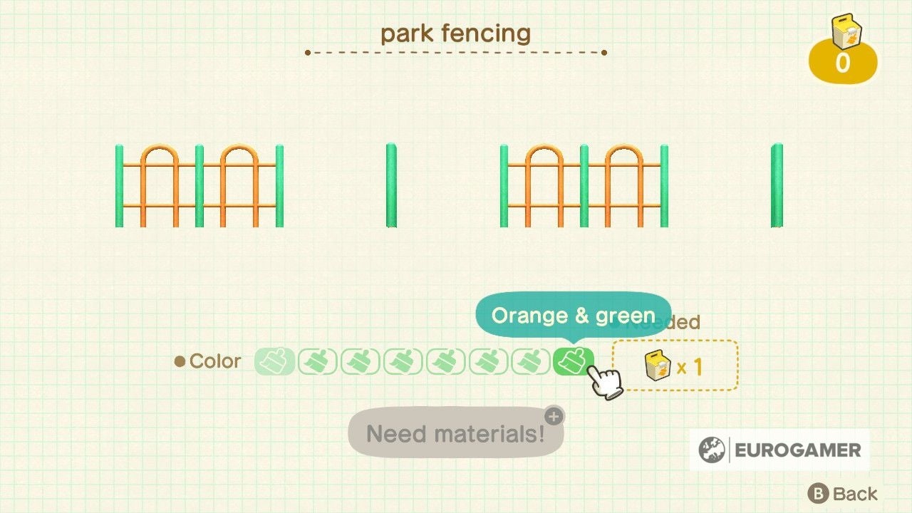 Animal Crossing new fences  How to get new fences and customise fencing in New Horizons - 50