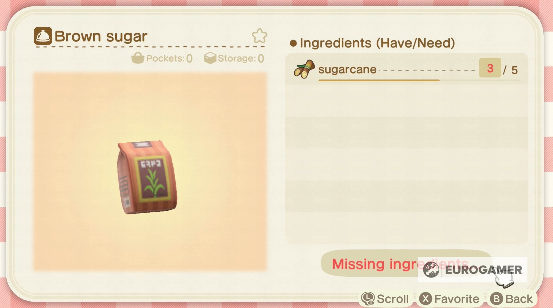 Animal Crossing Sugar  How to grow sugarcane and find sugar in New Horizons - 70