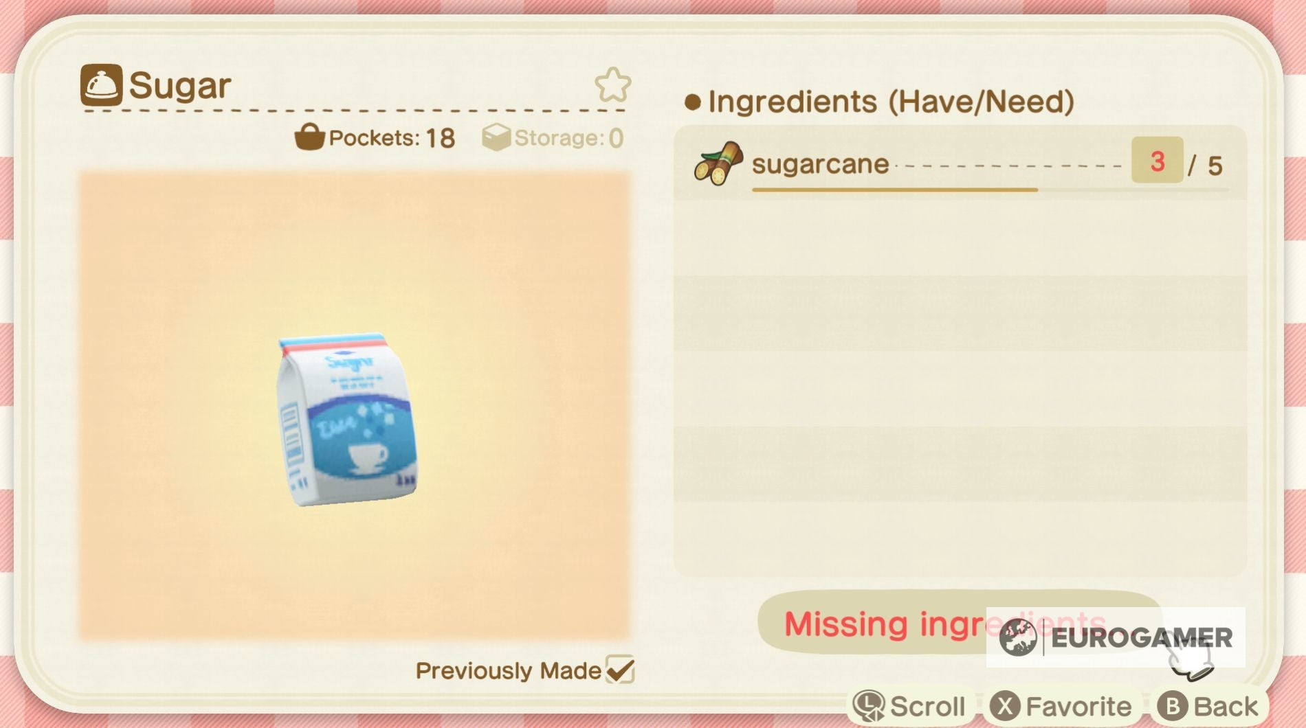Animal Crossing Sugar  How to grow sugarcane and find sugar in New Horizons - 66