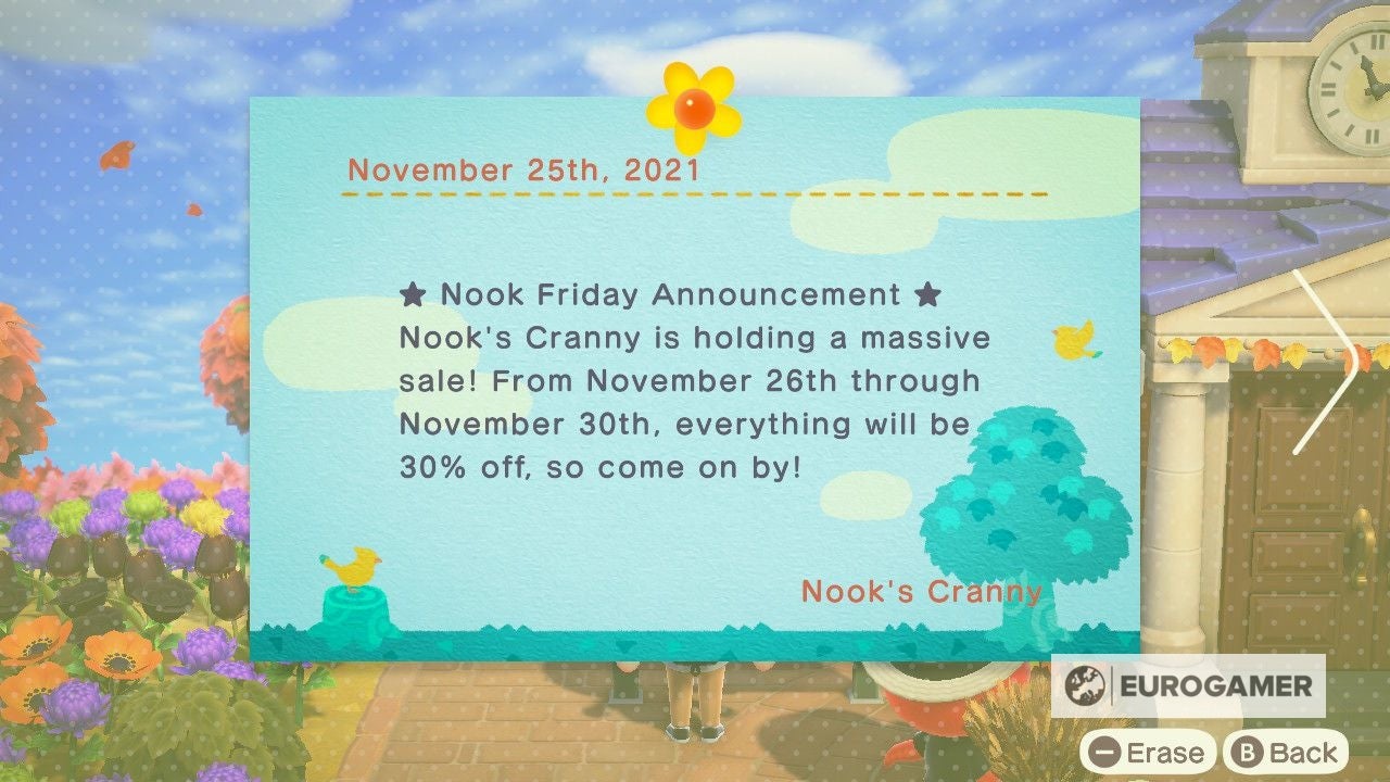 Animal Crossing Nook Friday event  How Animal Crossing s  Black Friday  event works - 2