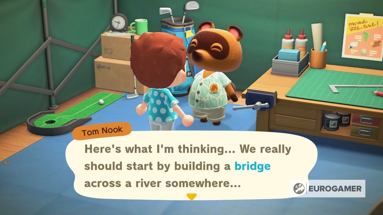 Animal Crossing River crossing: How to get a Bridge and Vaulting Pole in New  Horizons explained | Eurogamer.net
