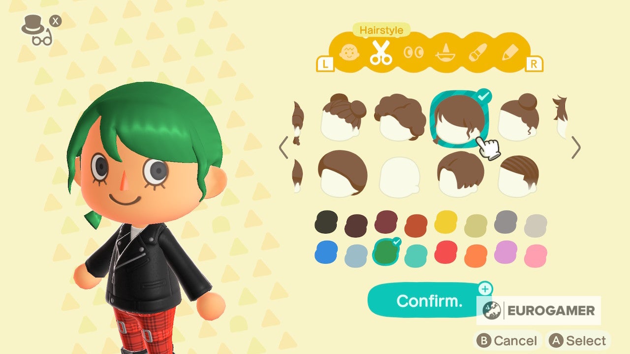 Animal Crossing new Hairstyles list  Top Fab  Pop  Cool and Stylish Hair Colours in New Horizons - 37