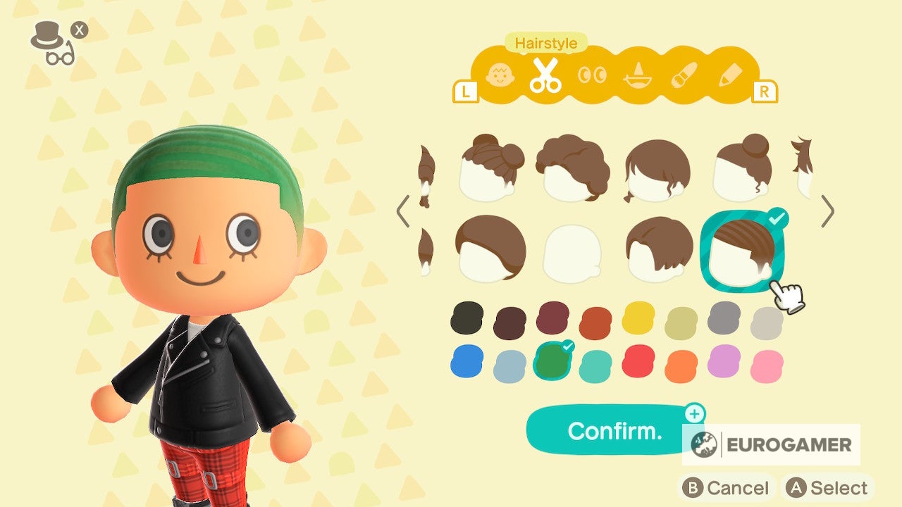 Animal Crossing new Hairstyles list  Top Fab  Pop  Cool and Stylish Hair Colours in New Horizons - 48