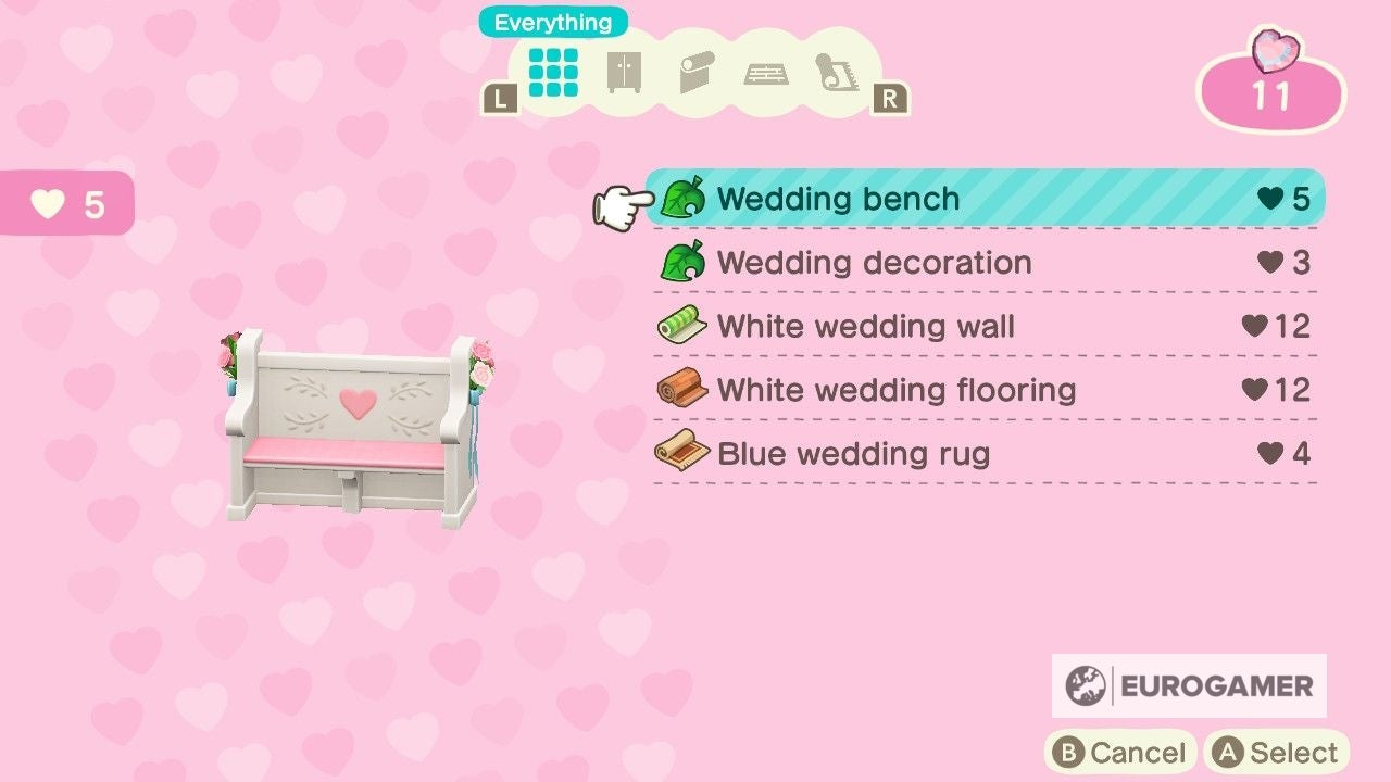 Animal Crossing Wedding Season 2021  Heart crystals  wedding event items and the return of Reese and Cyrus explained - 84