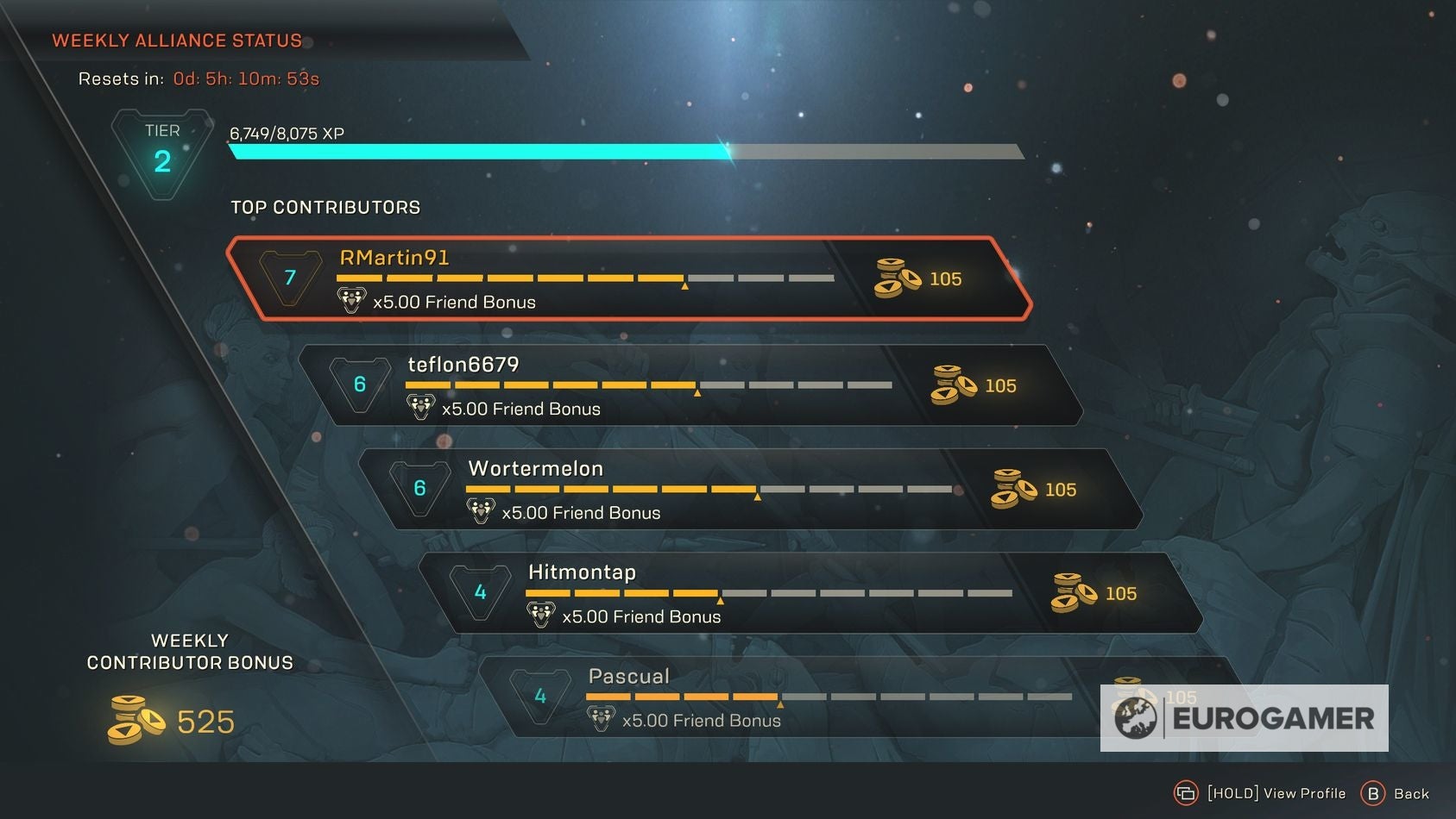 Anthem Alliance system  How to join Alliances  rewards and how to check Alliance status - 39