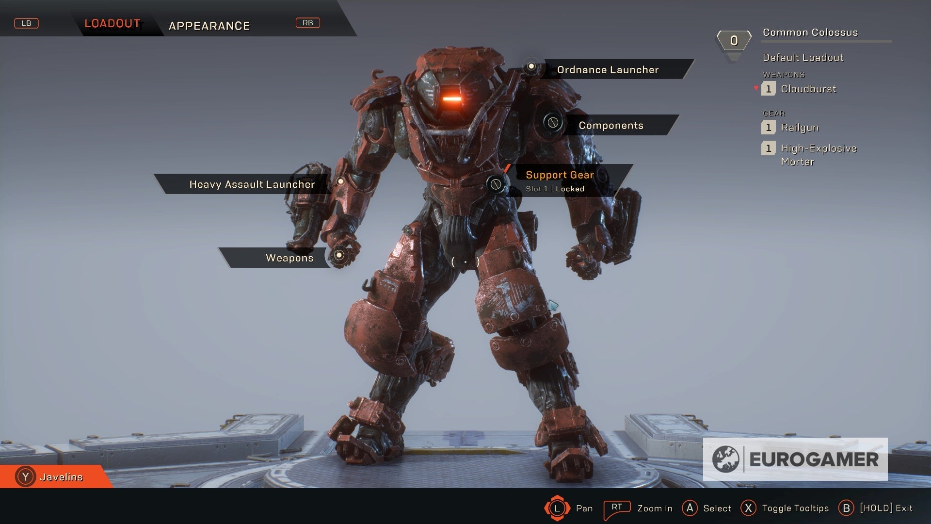 Anthem Javelin Classes Explained Best Loadouts How To Unlock New Javelins Switch Javelins And More Eurogamer Net