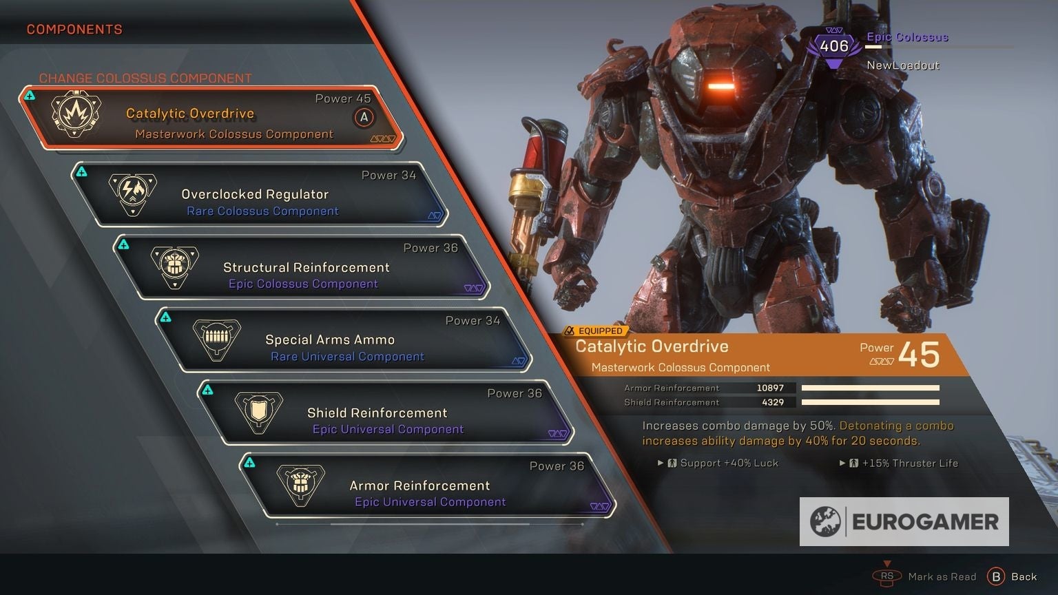 Anthem Masterwork and Legendary gear explained   Masterwork and Legendaries list and how to farm the best weapons and gear - 82