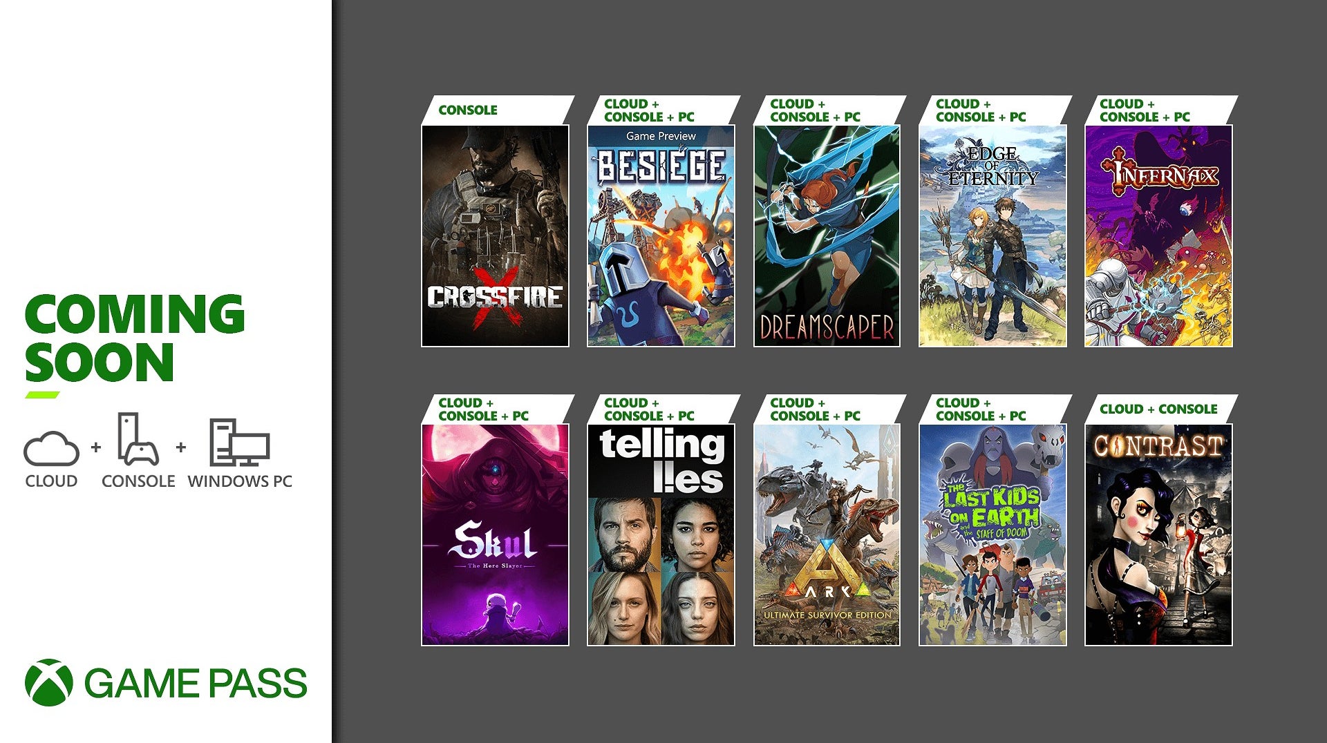 Imagen para Anunciados los primeros juegos de Xbox Game Pass del mes de febrero