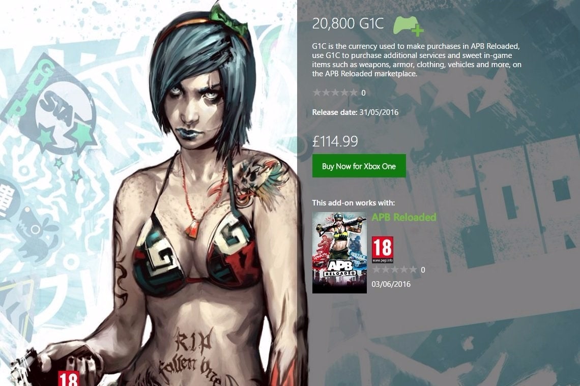 Image for APB Reloaded hits Xbox One - with a £115 "micro"-transaction