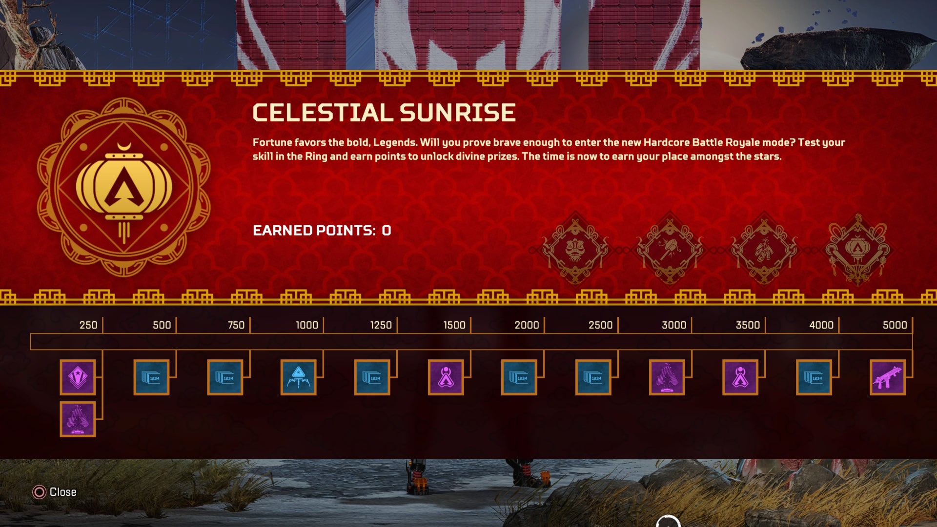 Apex Legends Celestial Sunrise Collection Event points tracker