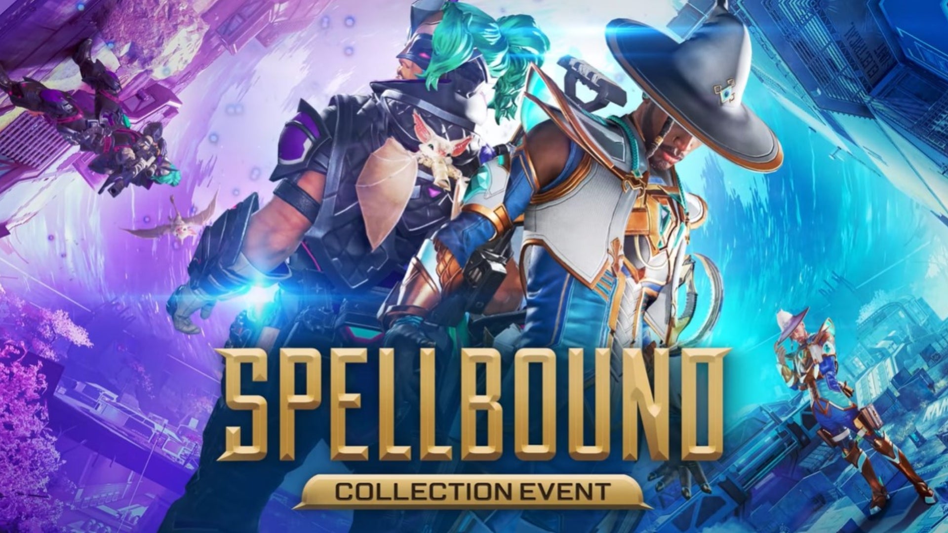 Apex Legends, Spellbound Collection Event official Respawn title artwork.