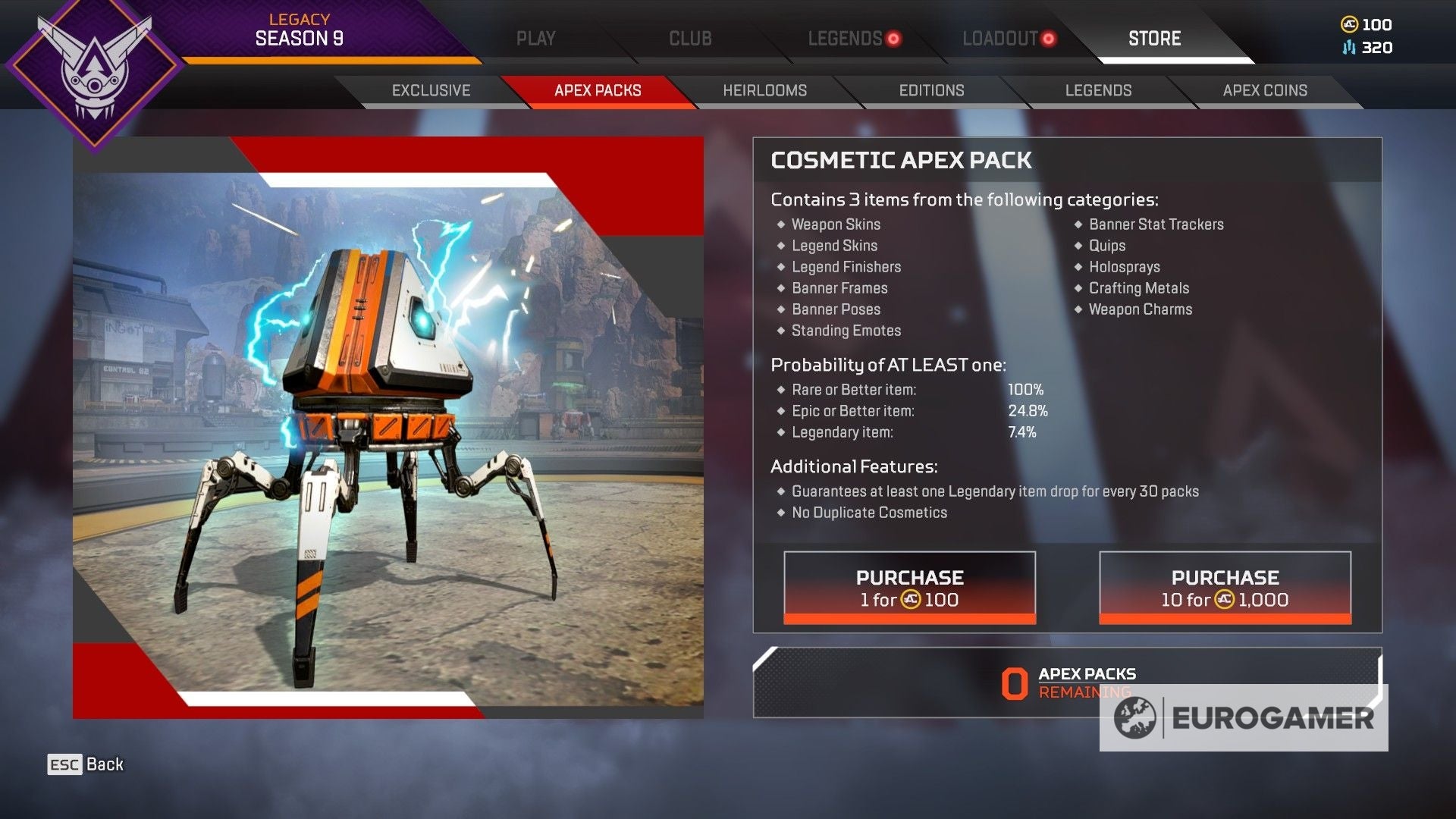 Apex Legends Heirloom Shards: Drop Rate And How To Find Heirloom Shards  Explained | Eurogamer.net