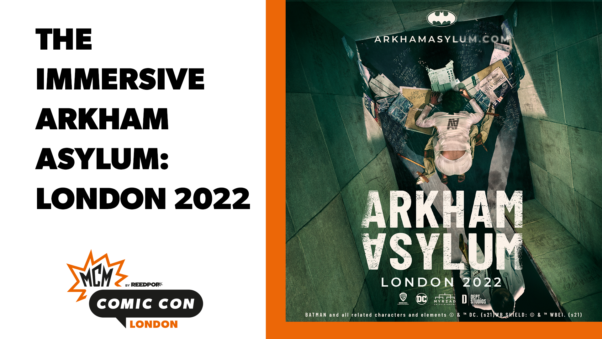 Image for MCM London 2021 | THE IMMERSIVE ARKHAM ASYLUM - LONDON 2022