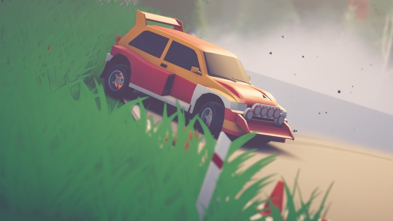 Image for art of rally review - a slight yet stylish take on off-road driving