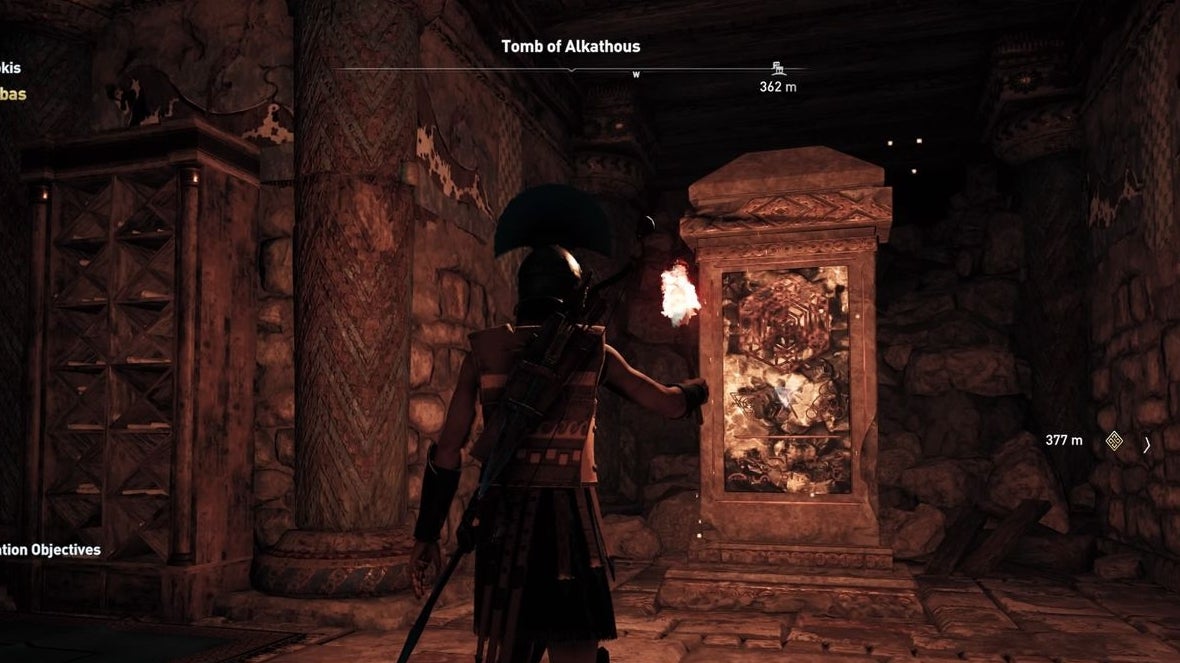 Image for Assassin's Creed Odyssey tomb locations - Ancient Steles, Tomb of Alkathous, Tomb of the First Pythia and all tombs explained