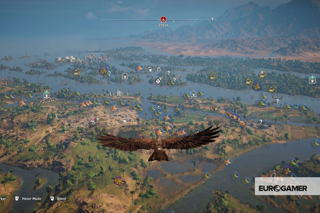 Imagem para Assassin's Creed Origins  - recursos, bens animais e a sua localização