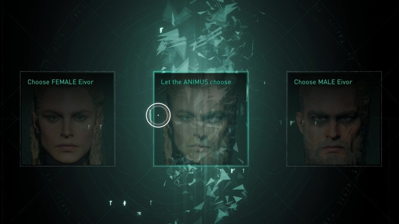 Assassin's Creed Valhalla change gender Let the Animus choose