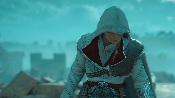 Afbeeldingen van Assassin's Creed Valhalla nu te spelen met outfit van Ezio