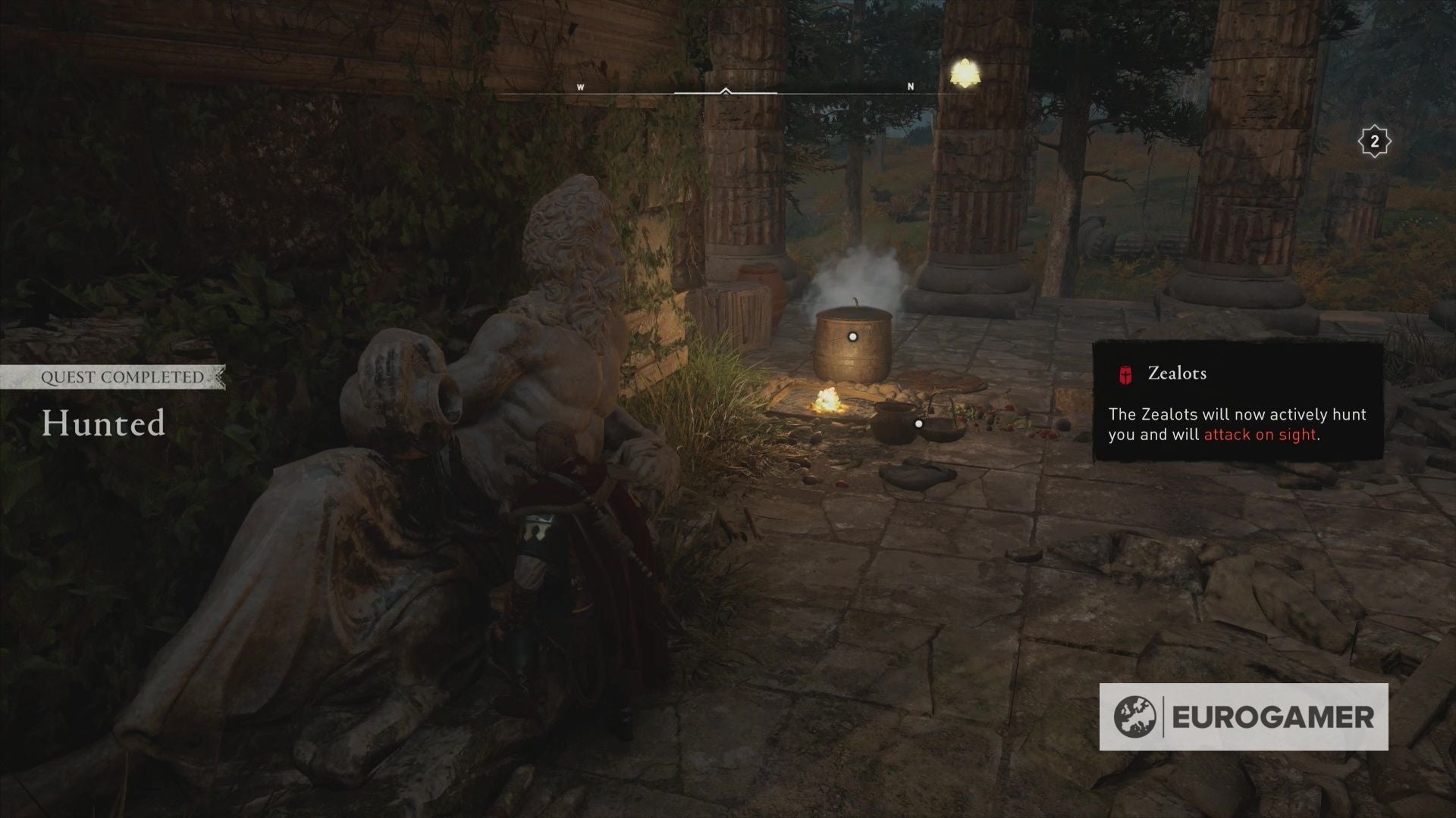 Assassin s Creed Valhalla   Hunted mission explained  Where to burn the kill order at Venonis explained - 97