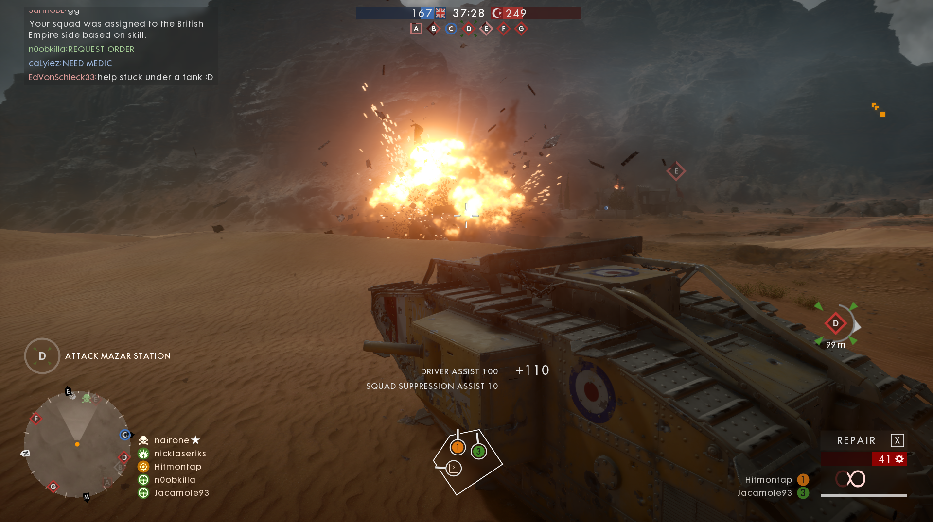Battlefield 1 Pilot  Tanker and Cavalry Class loadouts and strategies   Carbine  Cavalry Sword and more - 27