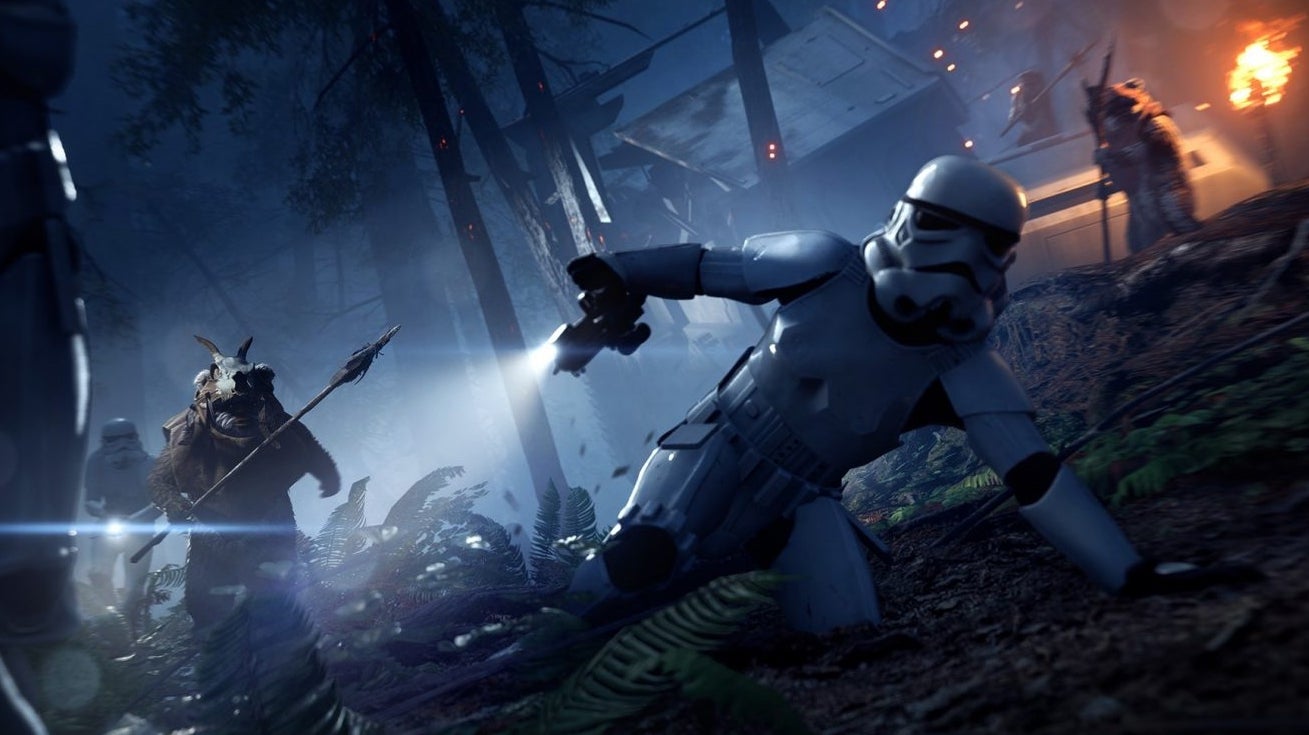 Star Wars: Battlefront 2's new Night On Endor update lets you play as an  Ewok 