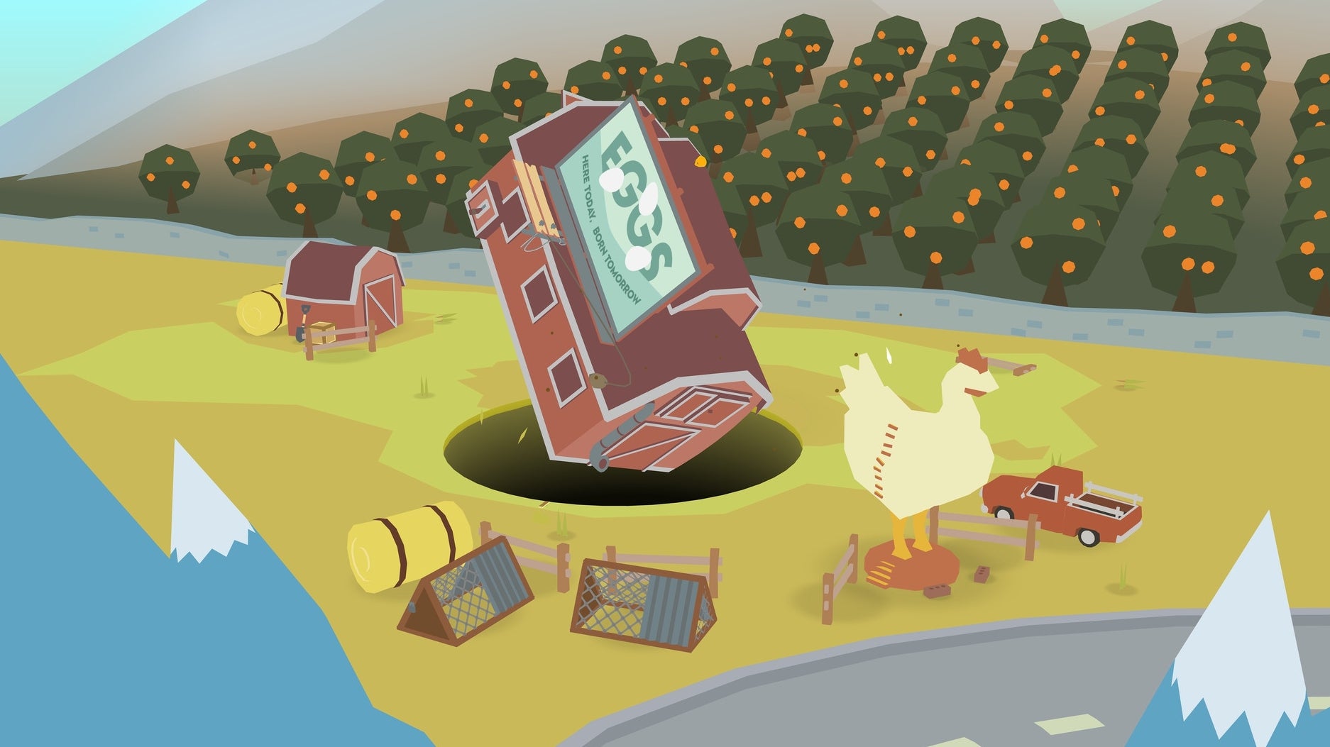 Image for Be a hole and swallow the world when physics puzzler Donut County launches next month
