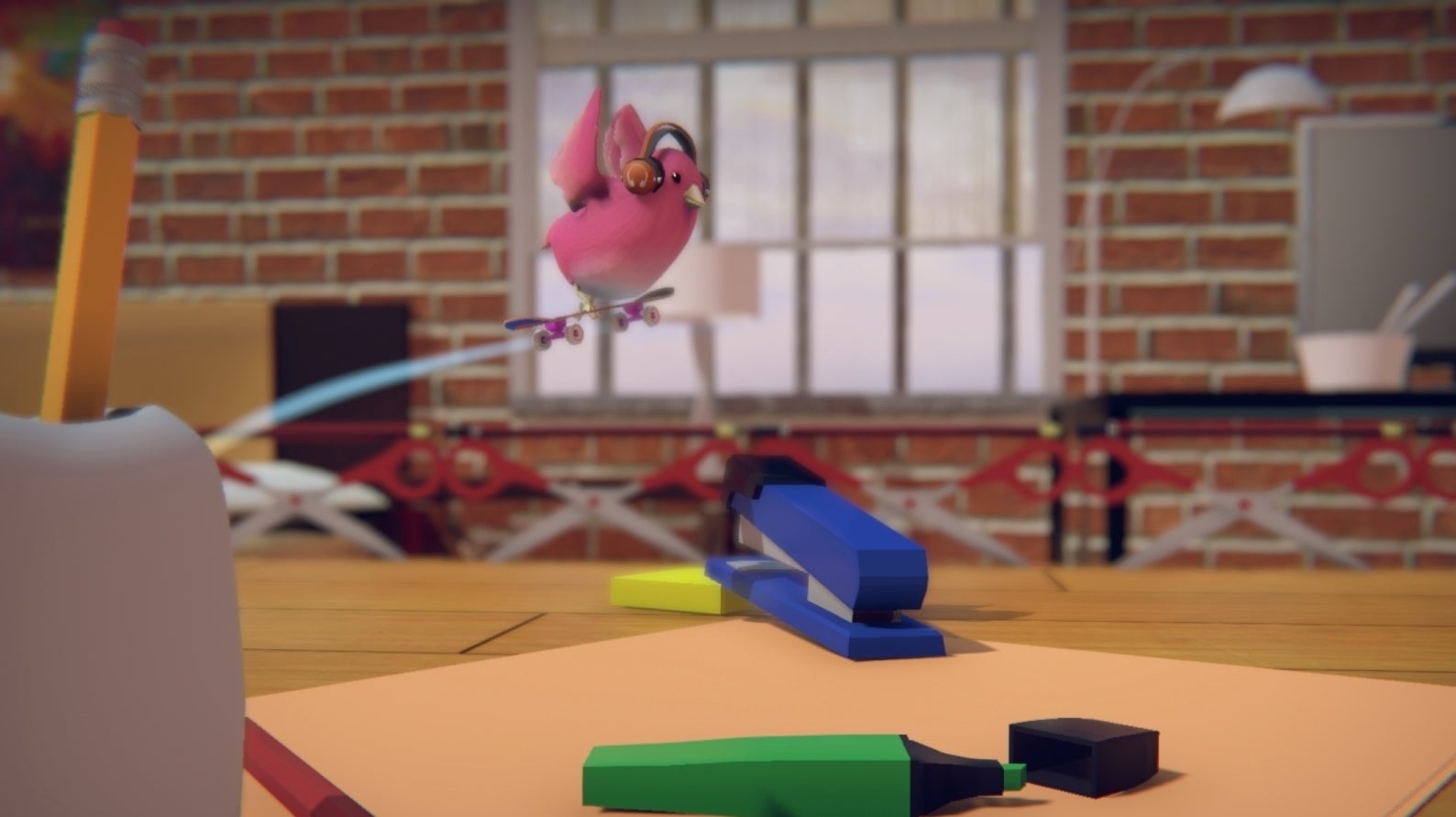 Image for Be a skateboarding bird in the adorable Skatebird on Switch next year