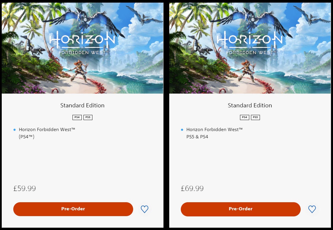 Sony updates Horizon Forbidden West s store page  as fans say pricing unclear - 94