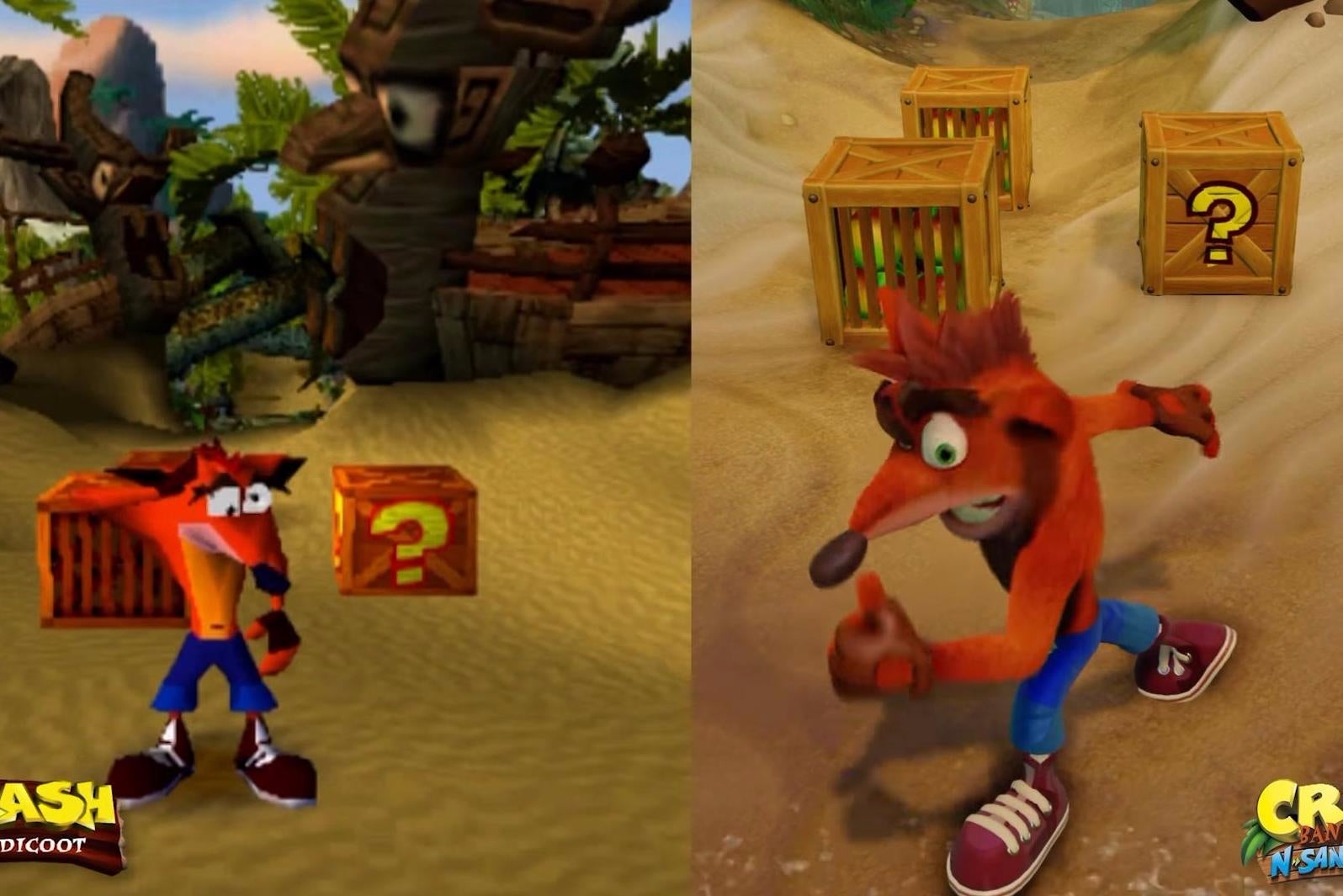Afbeeldingen van Bekijk: Crash Bandicoot Remastered - Graphics en gameplay vergelijking (PS4 vs PS1)