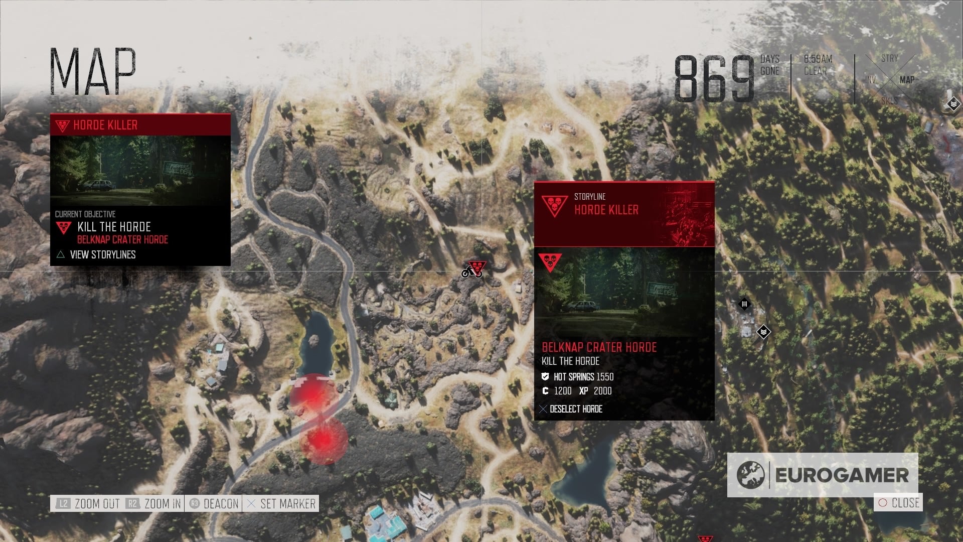 Мэрион форкс расположение гнезд карта