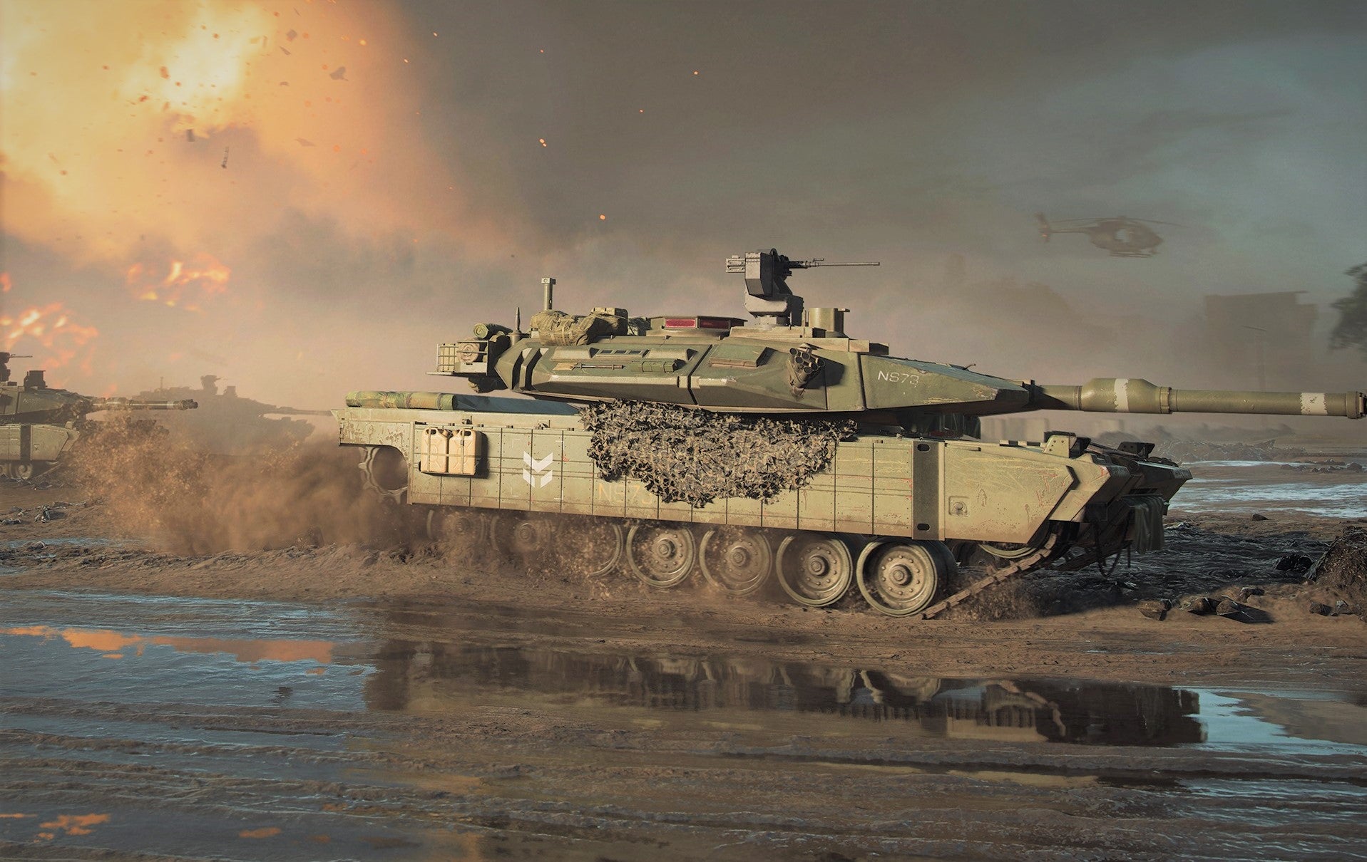 Obrazki dla Battlefield 2042 - jest pierwszy gameplay. Burza piaskowa, tornado i quad kontra śmigłowiec