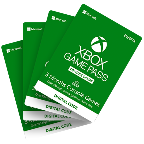 Xbox Game Pass Para Consola 3 Meses Licencia Digital