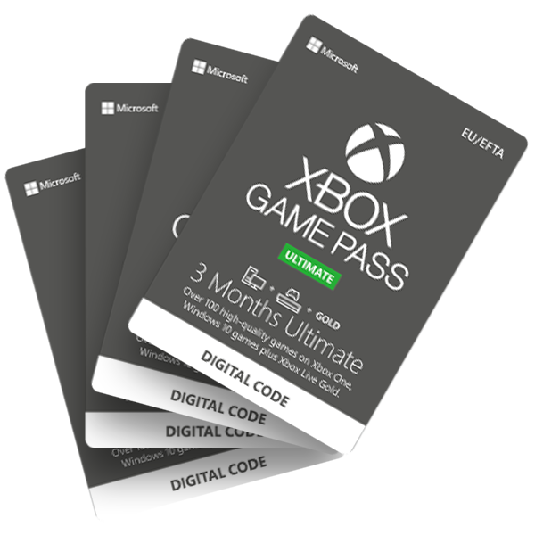 Xbox Game Pass Ultimate 3-Month Membership Digital Code