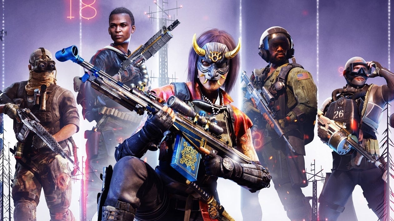 Afbeeldingen van Black Ops - Cold War, Warzone Season 5 Battle Pass skins en Operators, waaronder Kitsune, Scuba Diver en Samurai Tier 100 beloningen
