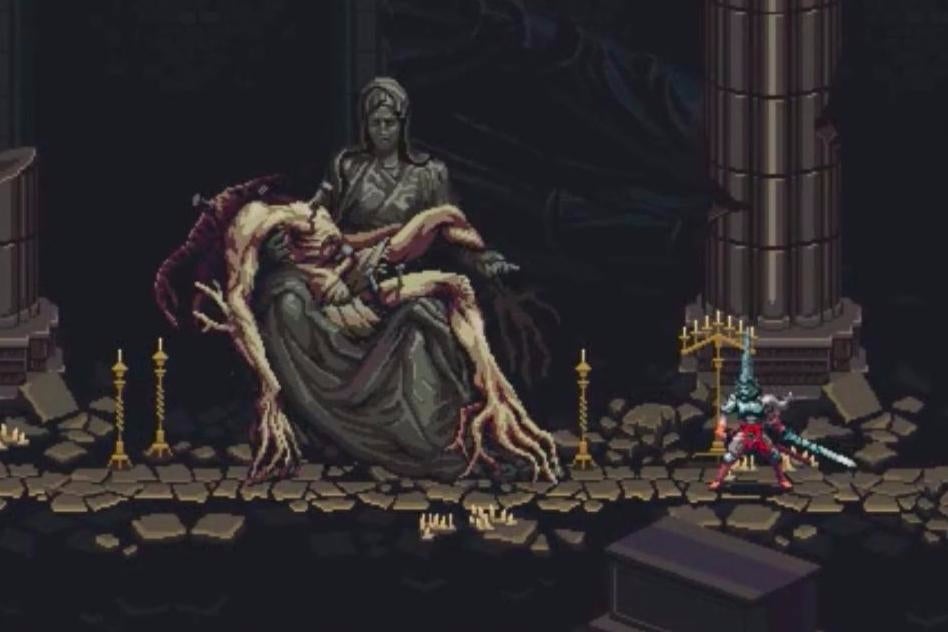 Image for Gothic metroidvania Blasphemous features some truly inspired pixel art