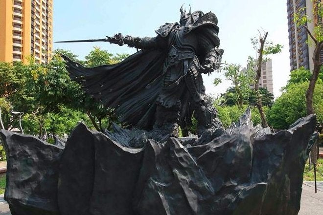 Image for Blizzard vztyčil sochu na Tchaj-wanu