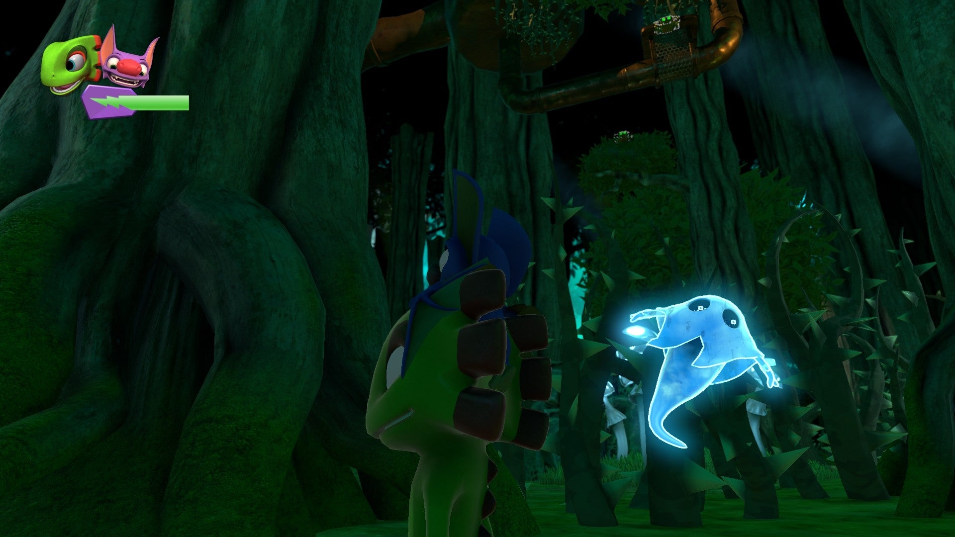 Yooka Laylee Ghost Writer locations   where to find the Red  Yellow  Green  Blue and Pink Ghosts - 86