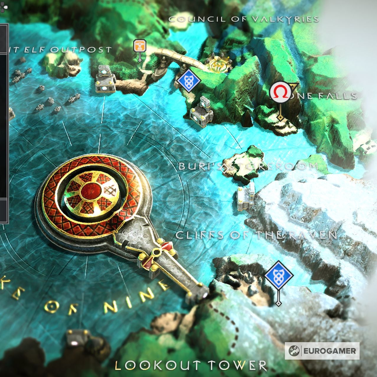 God of War Treasure Map locations   Where to find Don t Blink  Kneel Before God  Island of Light and other Treasure Maps - 7
