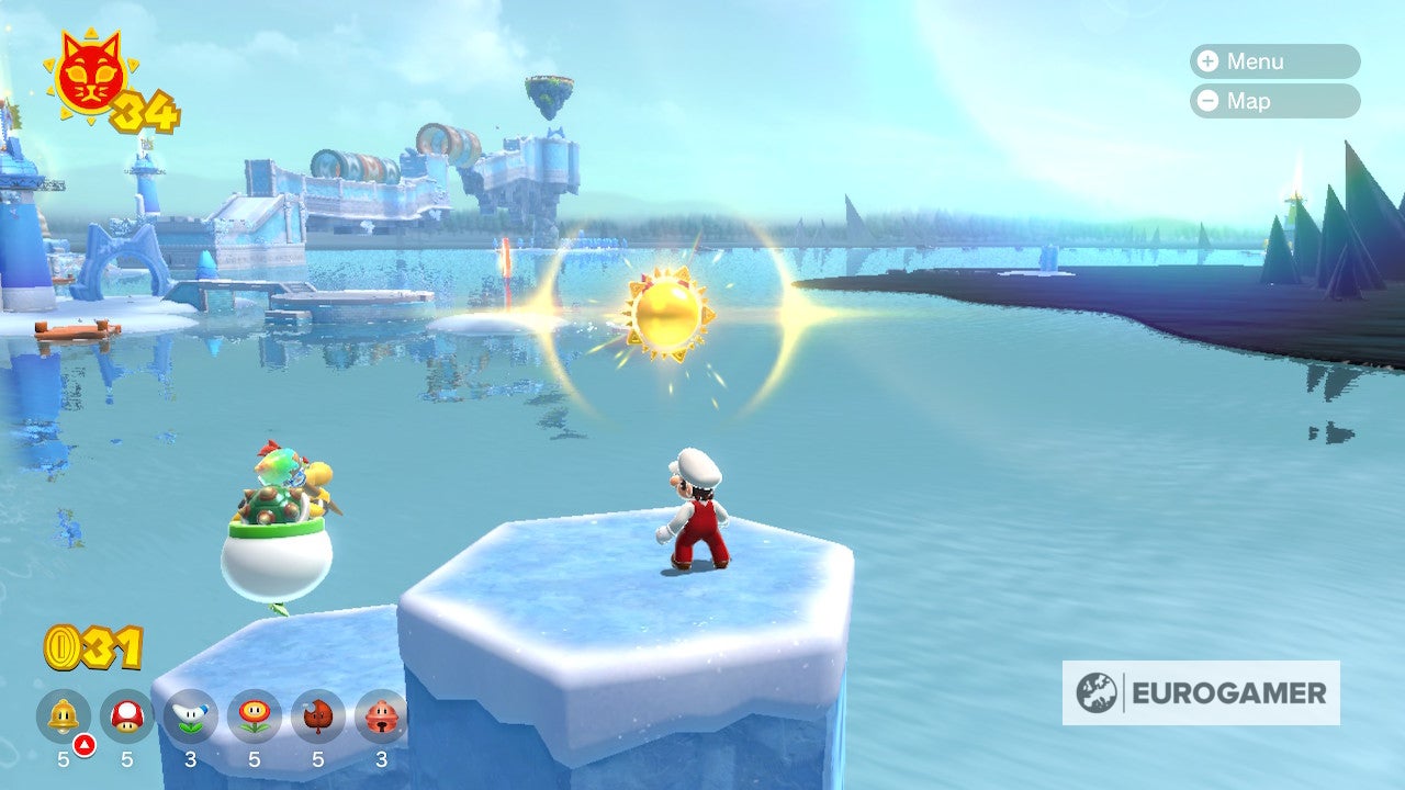 Bowser s Fury Shine locations  Where to find all 100 Cat Shines in the Super Mario 3D World expansion - 87