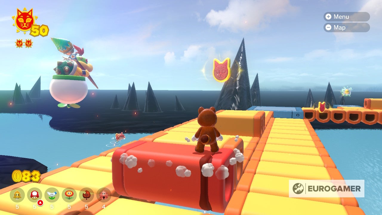 Bowser s Fury Shine locations  Where to find all 100 Cat Shines in the Super Mario 3D World expansion - 60