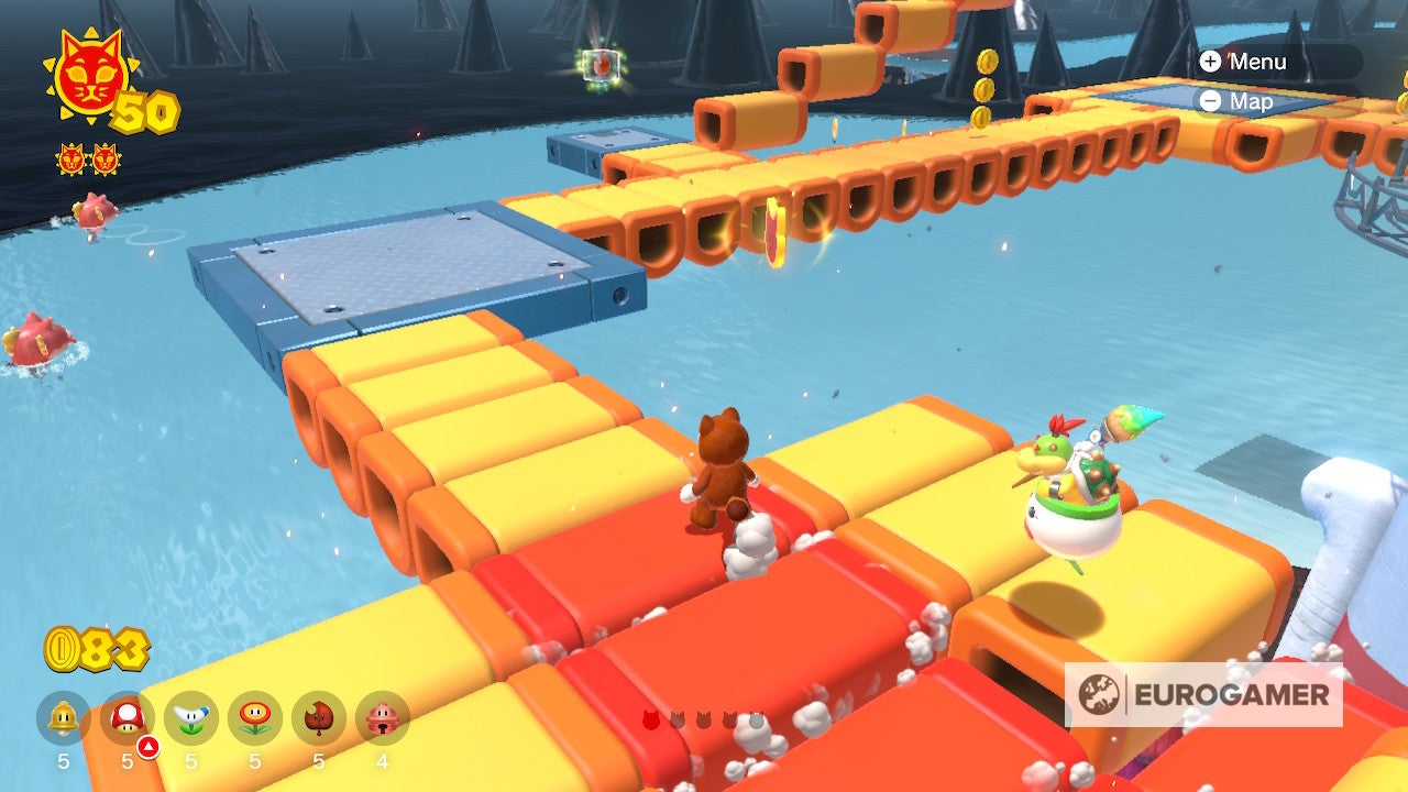 Bowser s Fury Shine locations  Where to find all 100 Cat Shines in the Super Mario 3D World expansion - 25