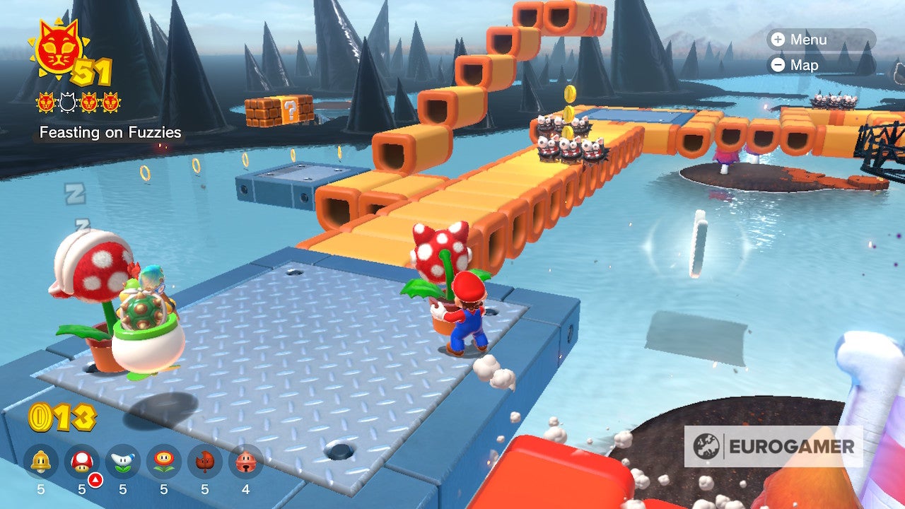 Bowser s Fury Shine locations  Where to find all 100 Cat Shines in the Super Mario 3D World expansion - 18