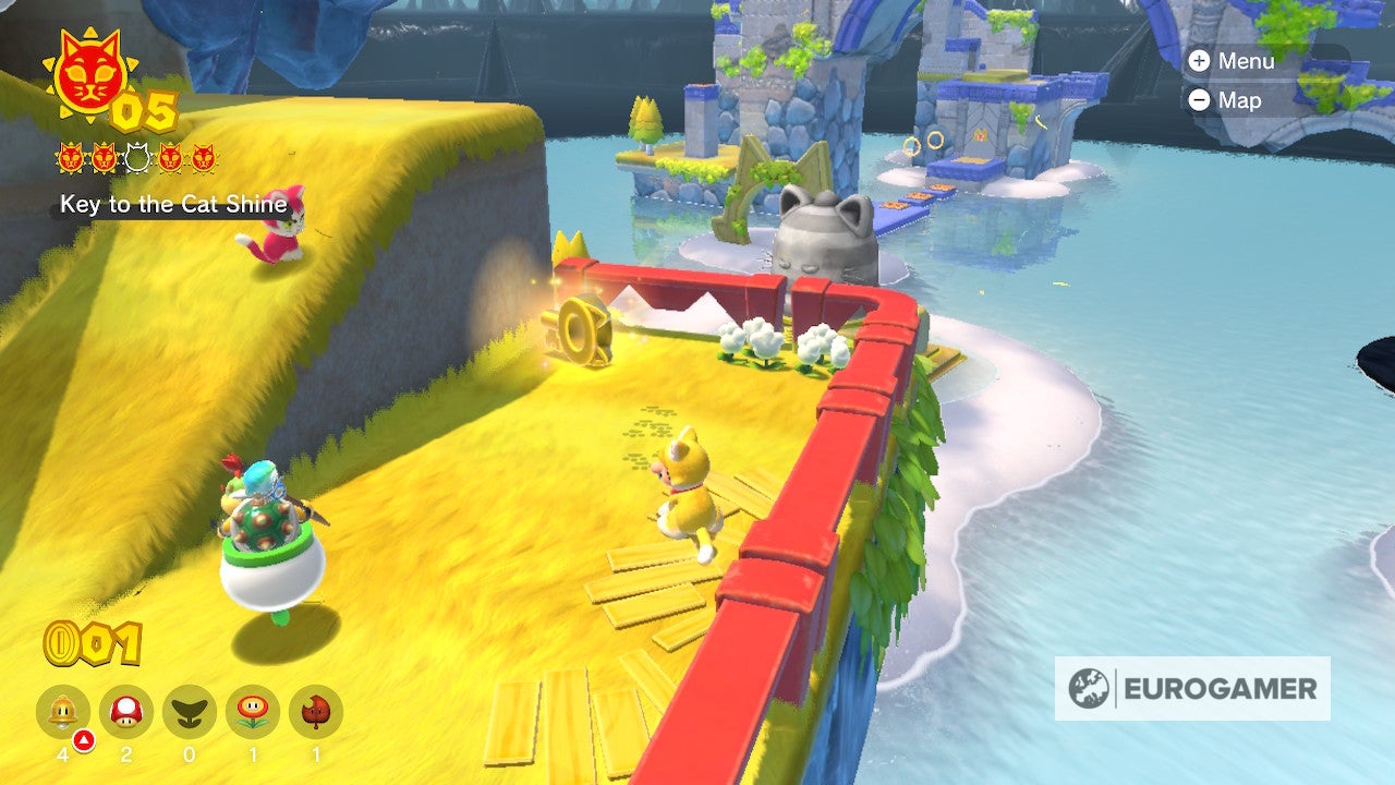 Bowser s Fury Shine locations  Where to find all 100 Cat Shines in the Super Mario 3D World expansion - 35