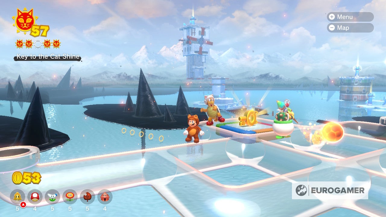 Bowser s Fury Shine locations  Where to find all 100 Cat Shines in the Super Mario 3D World expansion - 53