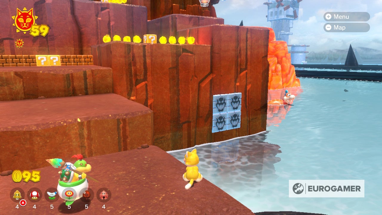 Bowser s Fury Shine locations  Where to find all 100 Cat Shines in the Super Mario 3D World expansion - 98