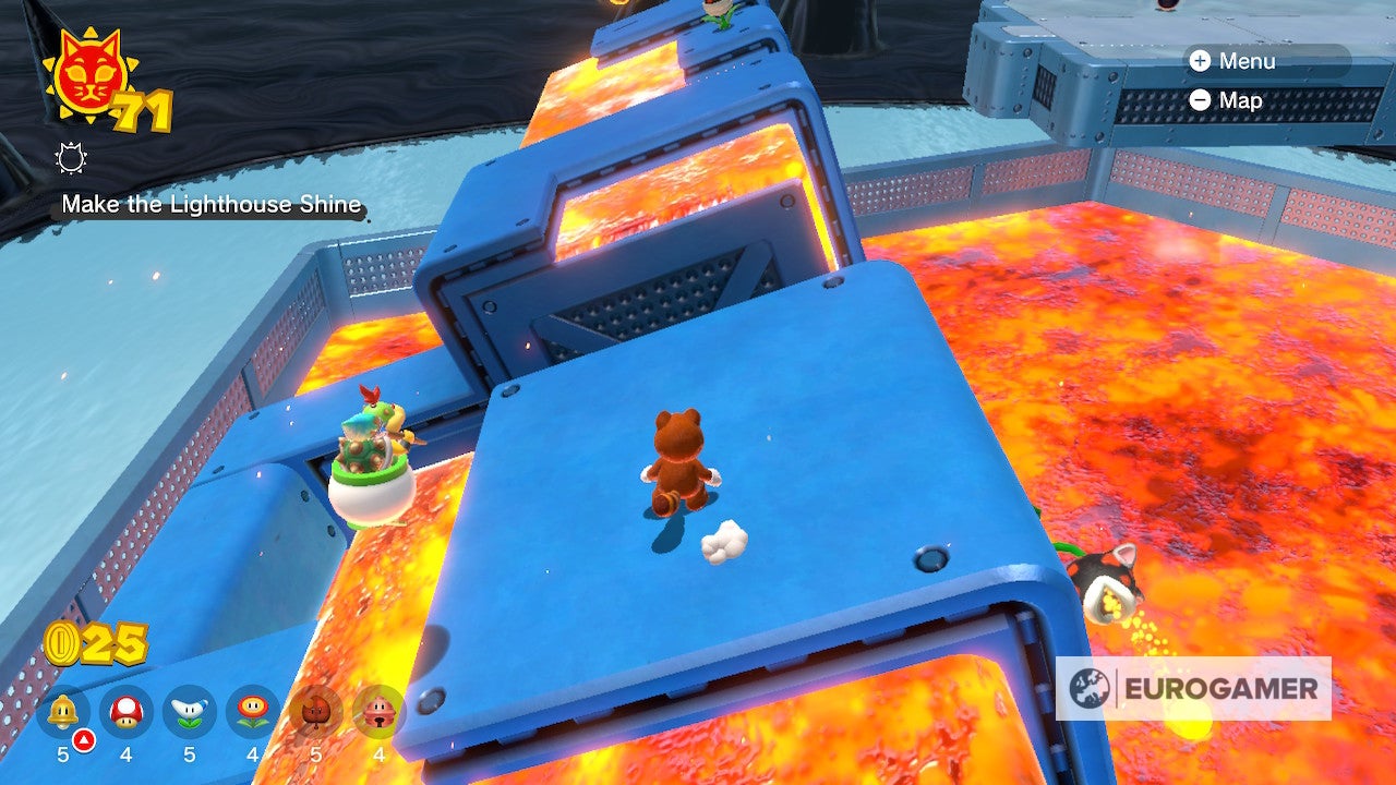 Bowser s Fury Shine locations  Where to find all 100 Cat Shines in the Super Mario 3D World expansion - 45