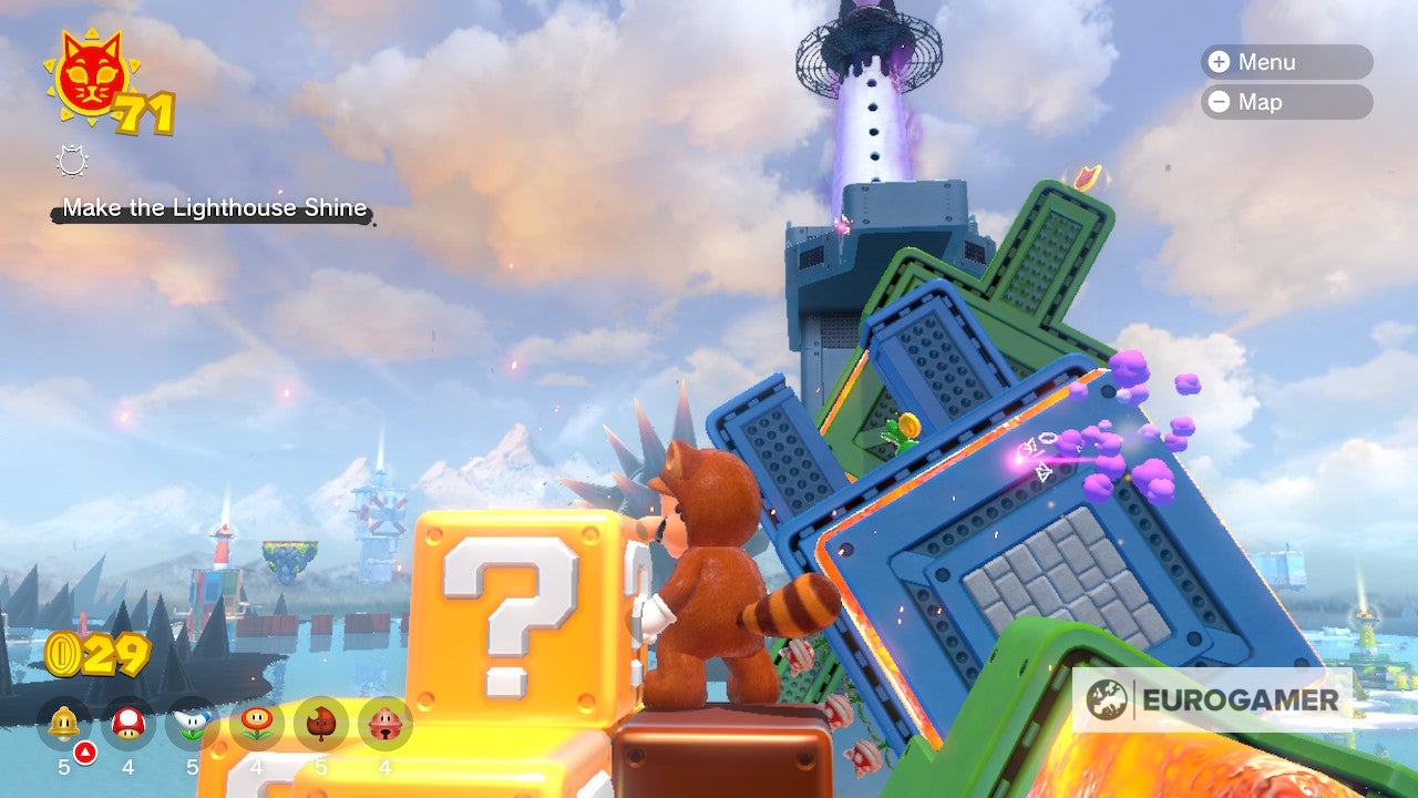 Bowser s Fury Shine locations  Where to find all 100 Cat Shines in the Super Mario 3D World expansion - 13