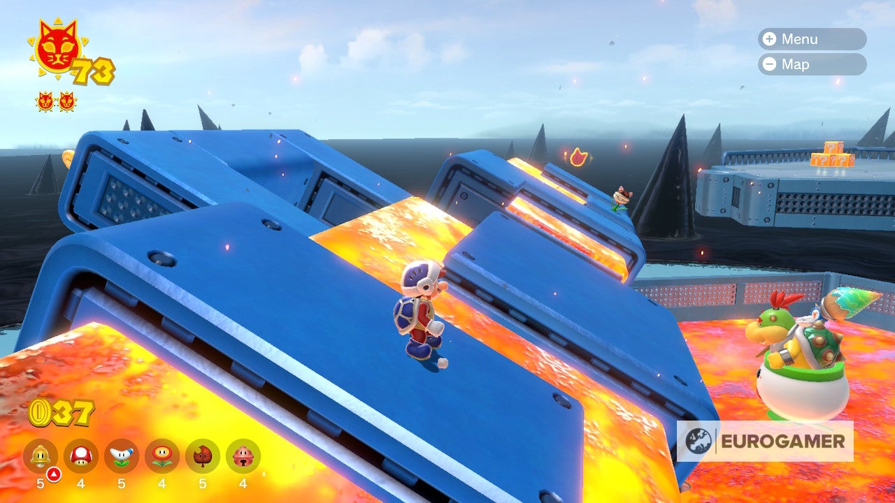 Bowser s Fury Shine locations  Where to find all 100 Cat Shines in the Super Mario 3D World expansion - 35