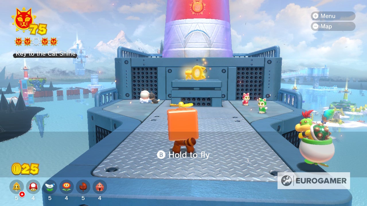 Bowser s Fury Shine locations  Where to find all 100 Cat Shines in the Super Mario 3D World expansion - 16