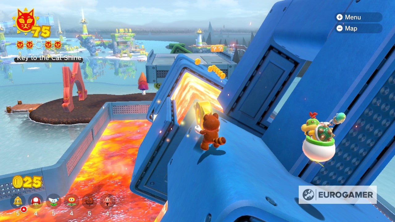 Bowser s Fury Shine locations  Where to find all 100 Cat Shines in the Super Mario 3D World expansion - 23